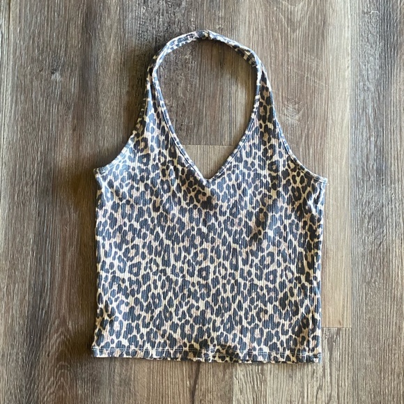 American Eagle Outfitters Tops - Cheetah Halter tank